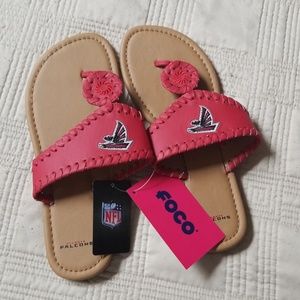 Atlanta Falcons sandals